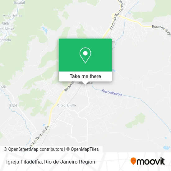 Igreja Filadélfia map