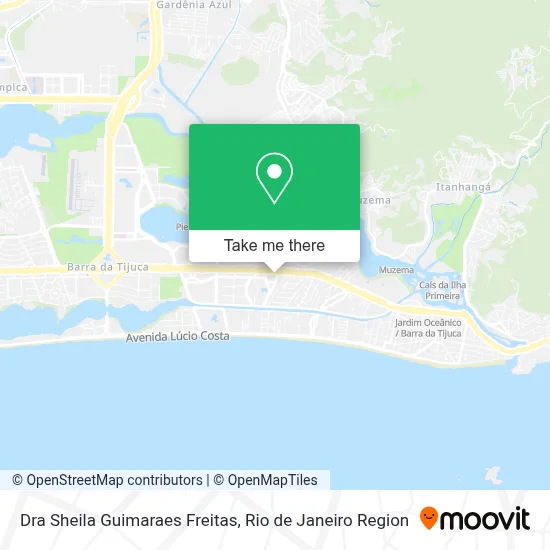 Dra Sheila Guimaraes Freitas map