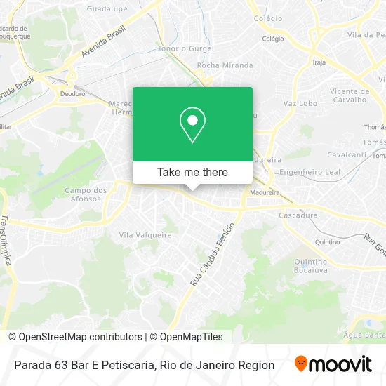 Parada 63 Bar E Petiscaria map