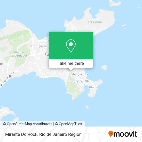 Mirante Do Rock map