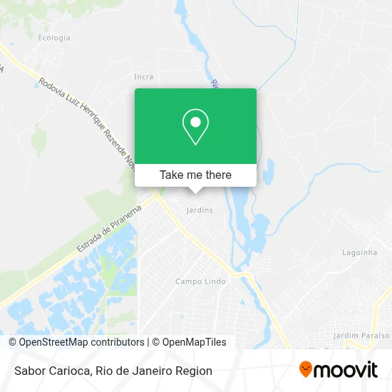 Sabor Carioca map