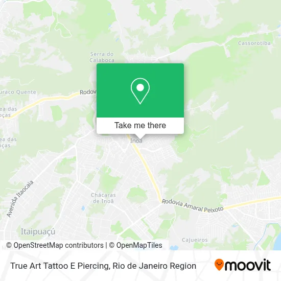 True Art Tattoo E Piercing map