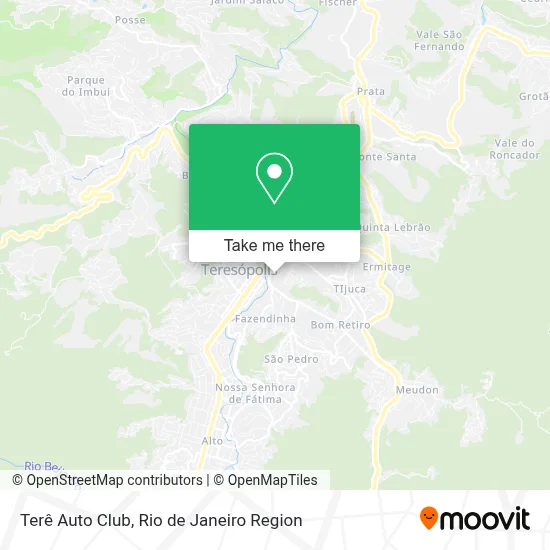 Terê Auto Club map