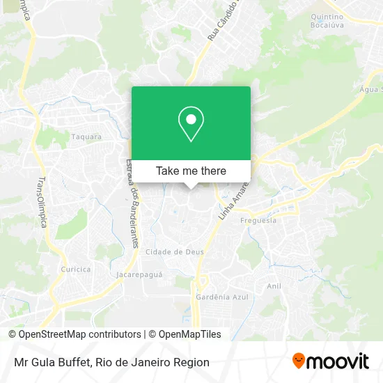 Mr Gula Buffet map
