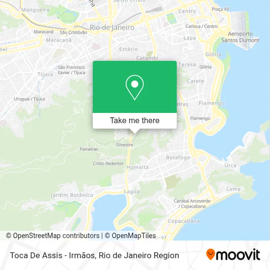 Toca De Assis - Irmãos map
