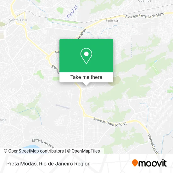 Preta Modas map