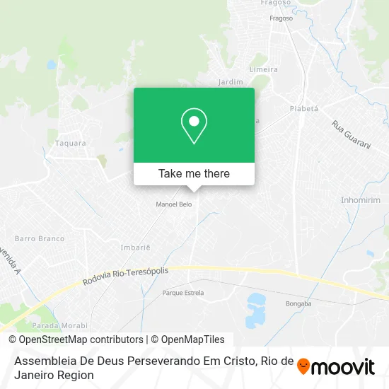 Assembleia De Deus Perseverando Em Cristo map