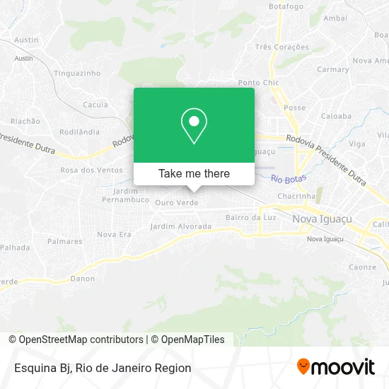 Esquina Bj map