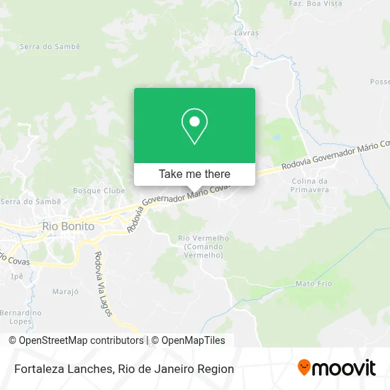 Fortaleza Lanches map