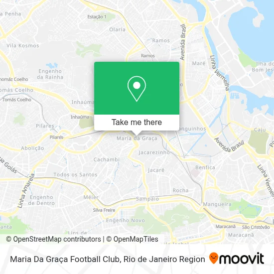 Maria Da Graça Football Club map