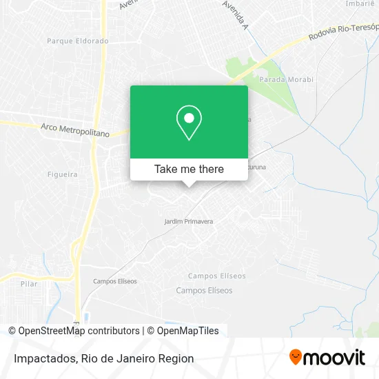 Impactados map