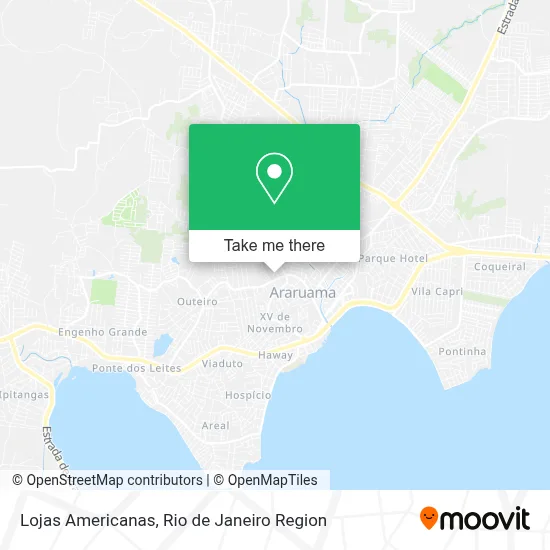 Lojas Americanas map