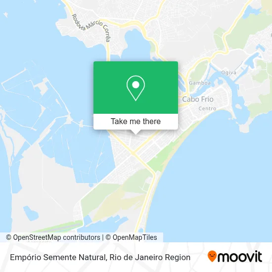 Empório Semente Natural map