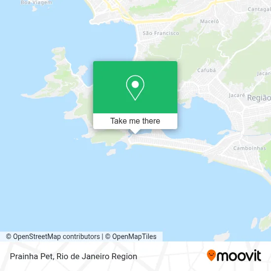 Prainha Pet map