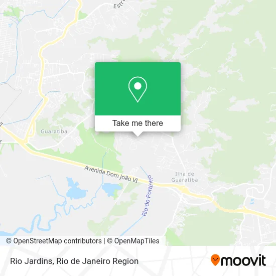Rio Jardins map