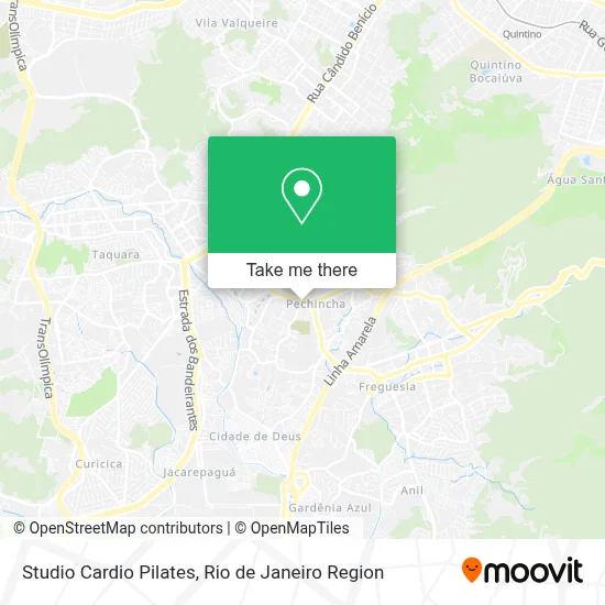 Studio Cardio Pilates map