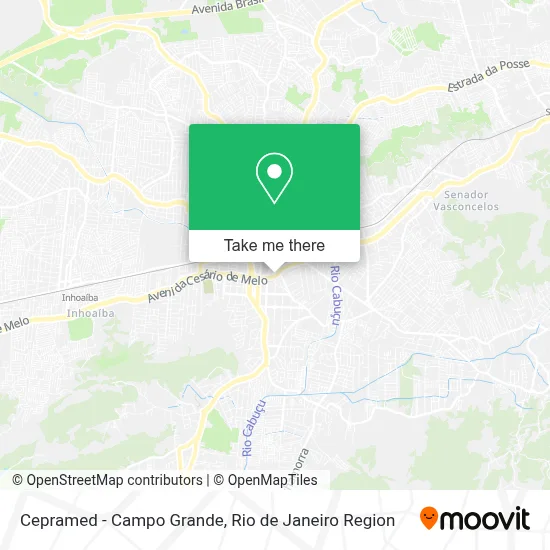 Cepramed - Campo Grande map