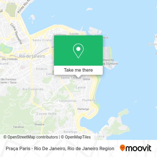 Praça Paris - Rio De Janeiro map