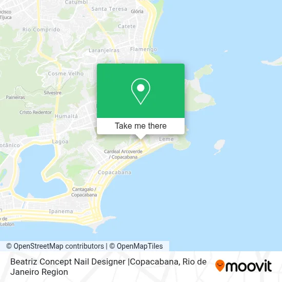 Beatriz Concept Nail Designer |Copacabana map
