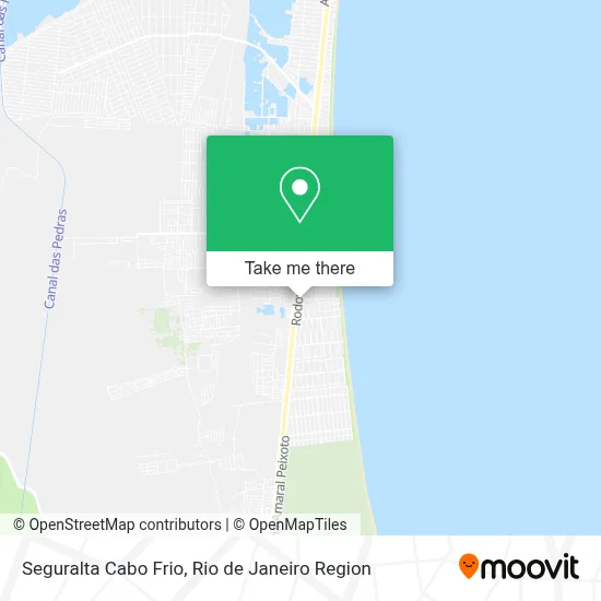Seguralta Cabo Frio map