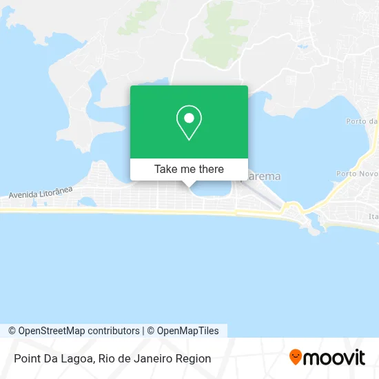 Point Da Lagoa map