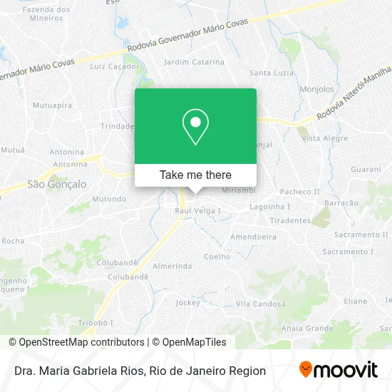 Dra. Maria Gabriela Rios map