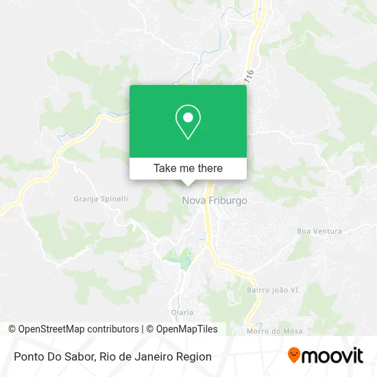 Ponto Do Sabor map