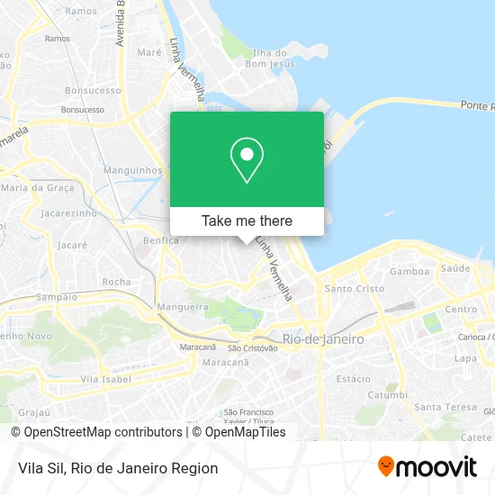 Vila Sil map
