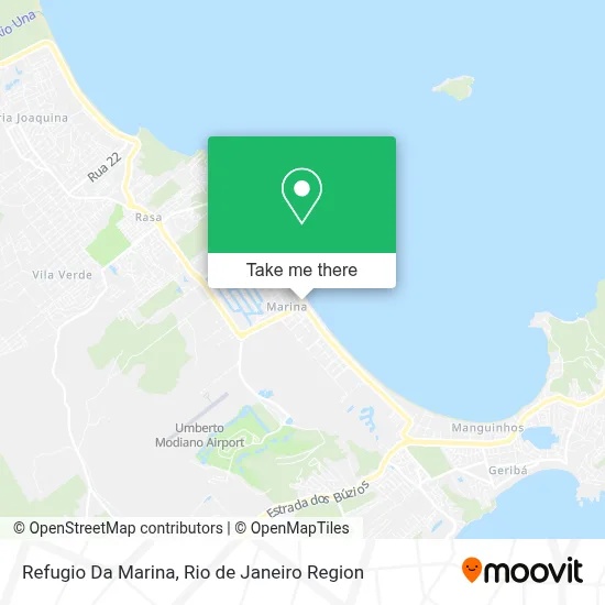 Refugio Da Marina map