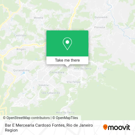 Bar E Mercearia Cardoso Fontes map