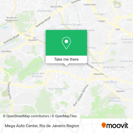 Mega Auto Center map