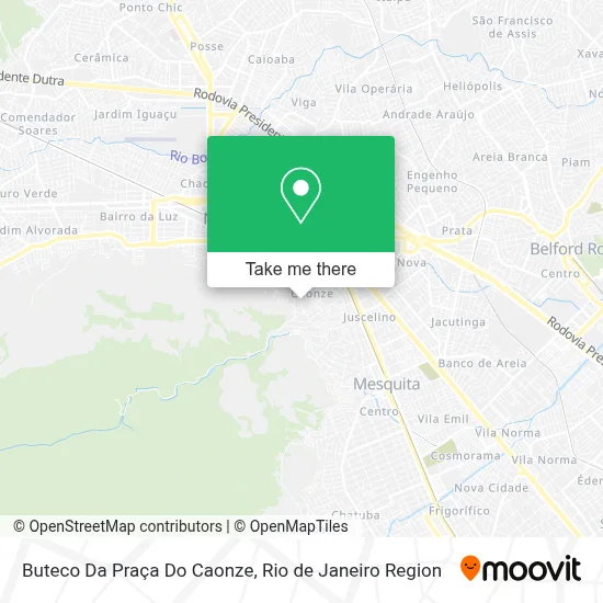 Buteco Da Praça Do Caonze map