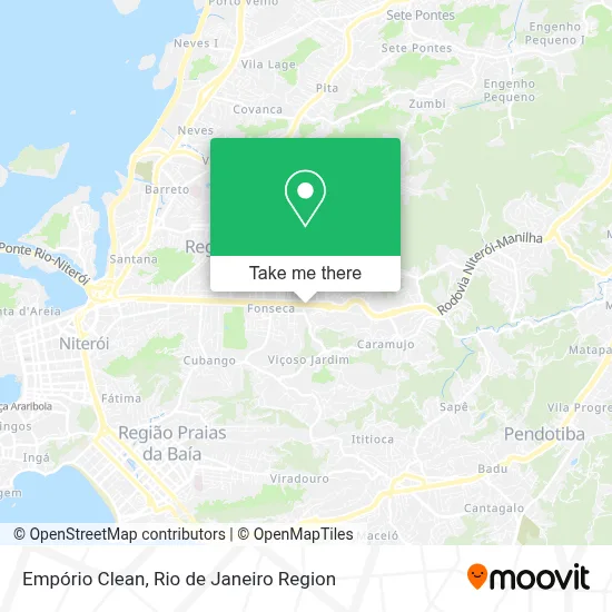 Empório Clean map