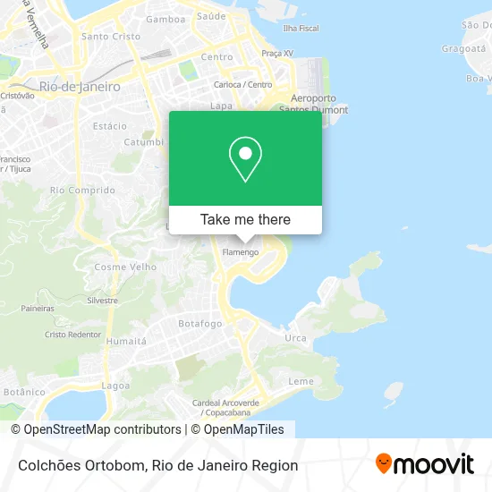 Colchões Ortobom map