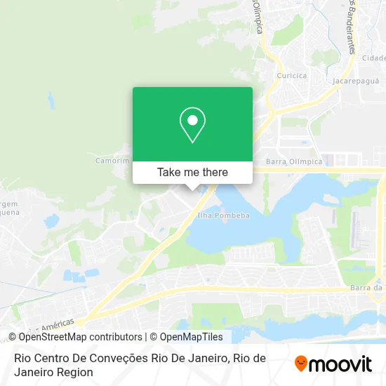 Rio Centro De Conveções Rio De Janeiro map