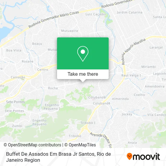Buffet De Assados Em Brasa Jr Santos map