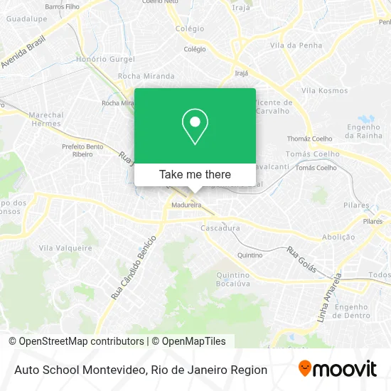 Auto School Montevideo map