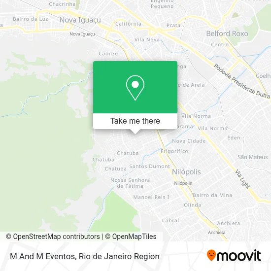 M And M Eventos map