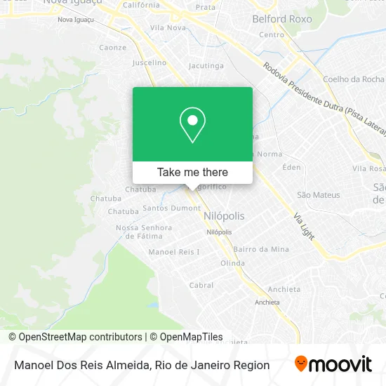 Manoel Dos Reis Almeida map