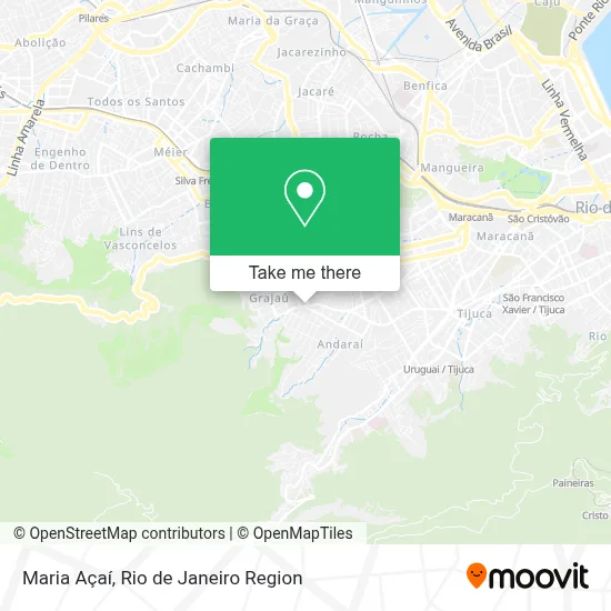 Maria Açaí map