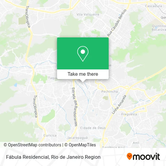 Fábula Residencial map