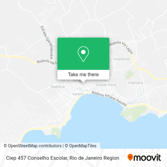 Ciep 457 Conselho Escolar map