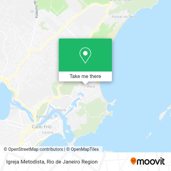 Igreja Metodista map