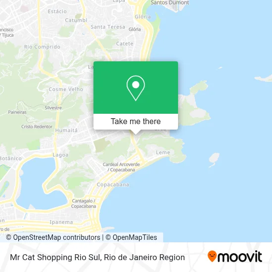 Mr Cat Shopping Rio Sul map