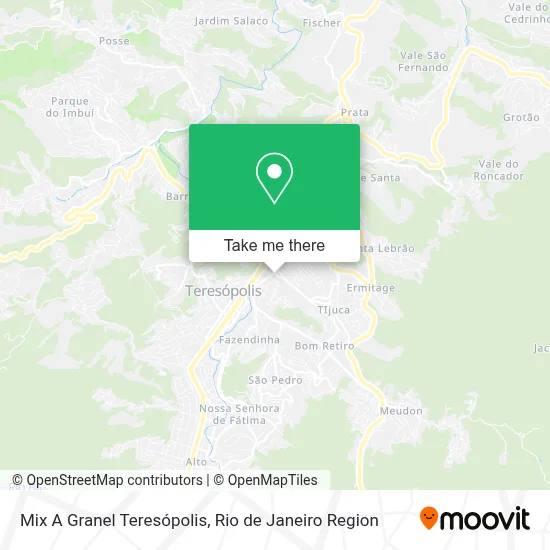Mix A Granel Teresópolis map
