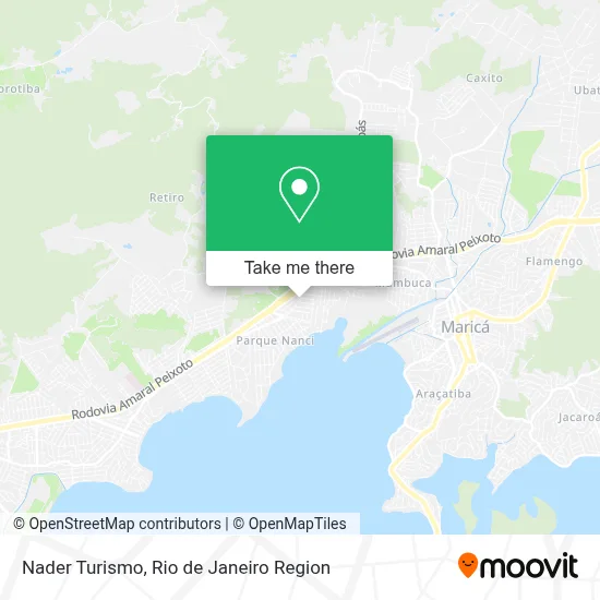 Nader Turismo map
