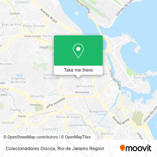 Colecionadores Discos map