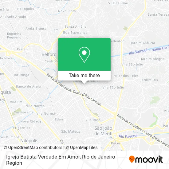 Igreja Batista Verdade Em Amor map