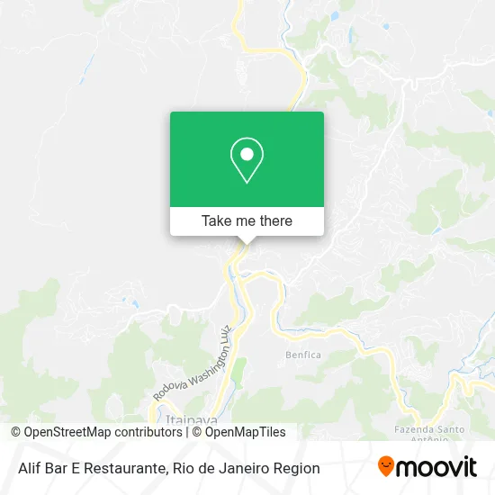 Alif Bar E Restaurante map