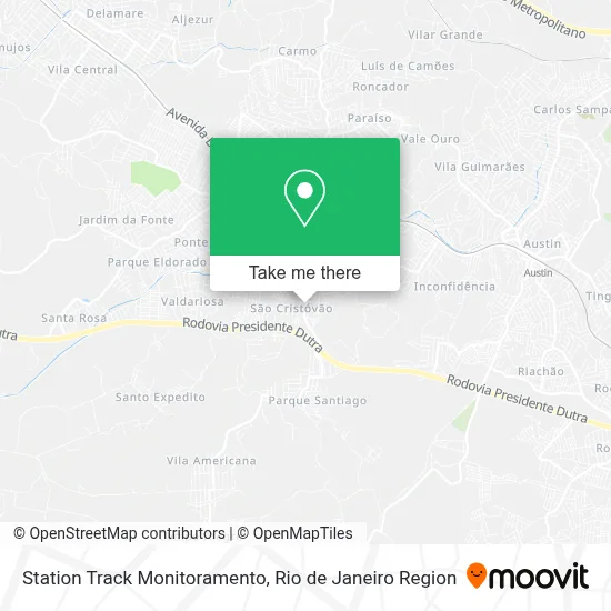 Station Track Monitoramento map